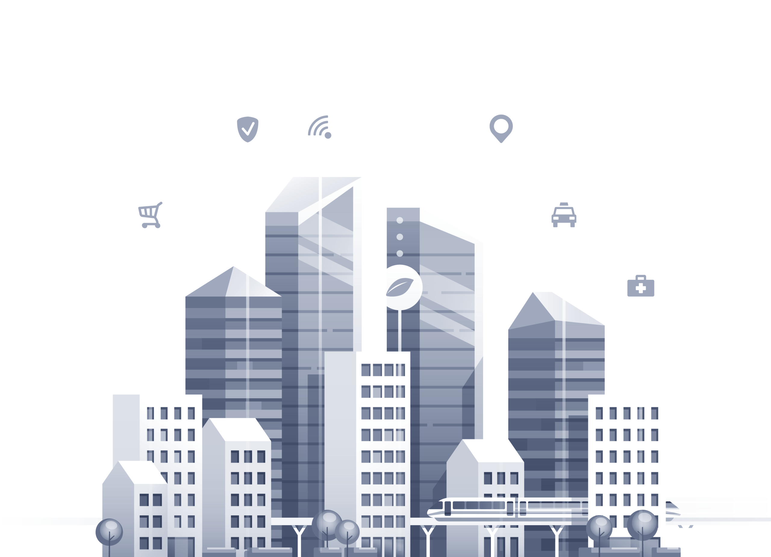 Smart City Waste Management is easy to integrate to other smart city systems & techologies